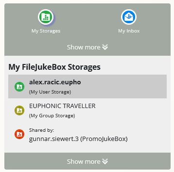 File sharing for music professionals